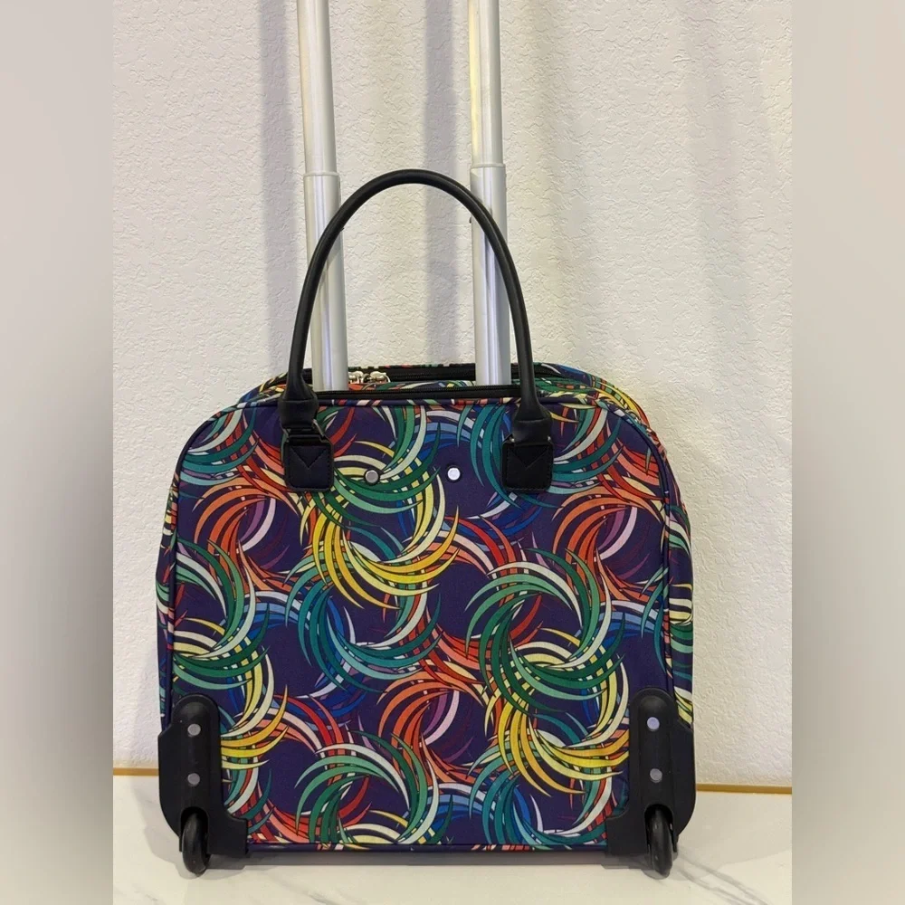 Chocolat‎ New York Blu Colorful Swirl Laptop Bag
